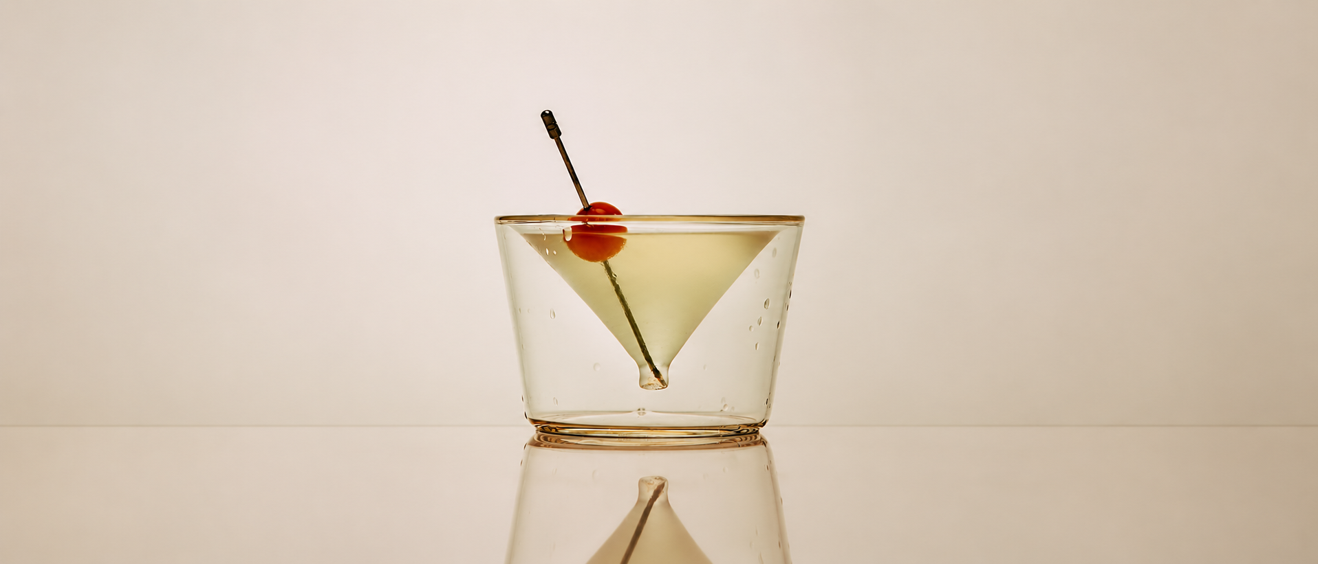 Glassware on a styled table