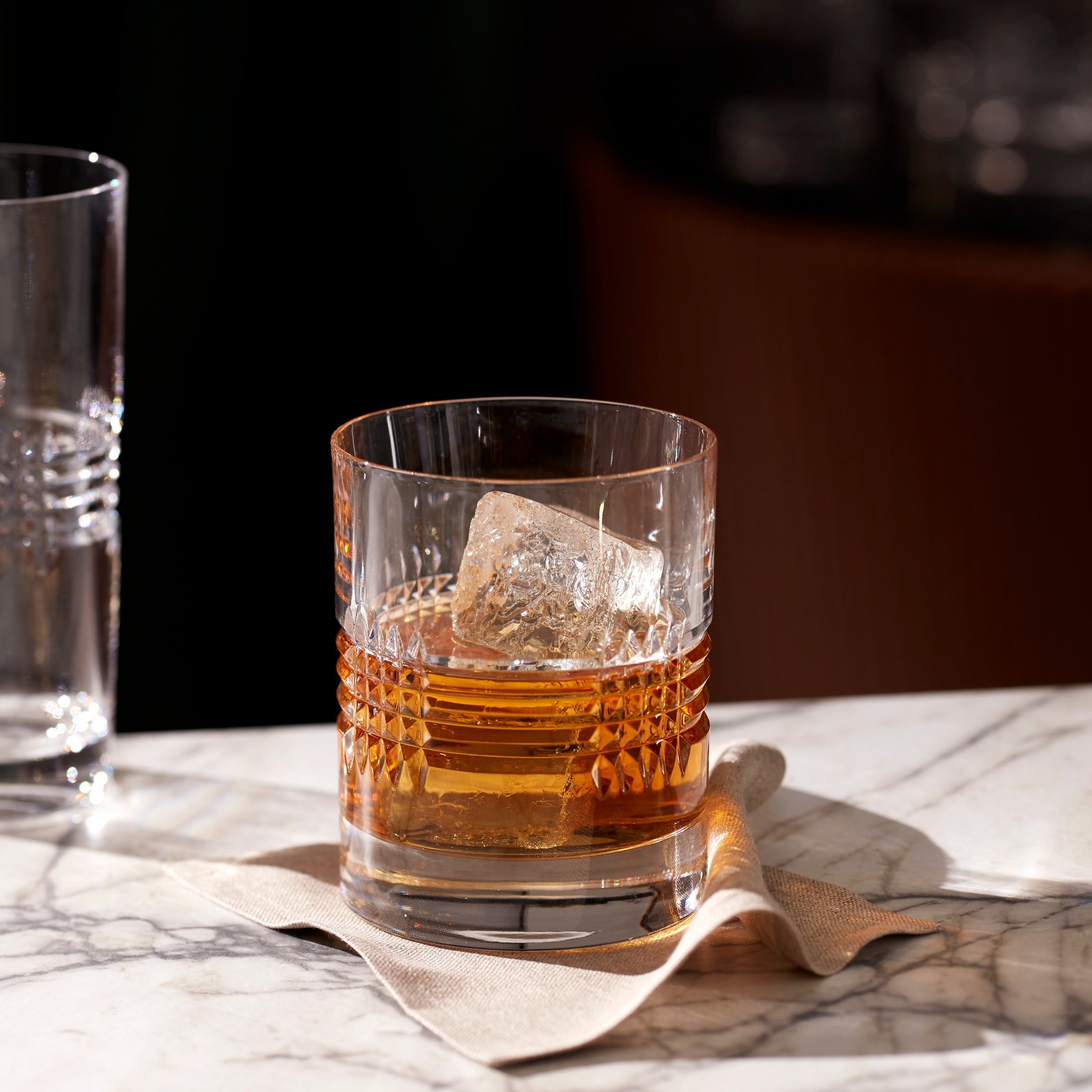 Crosshatch Glass Lowball Glasses Set of 4 - Image 2