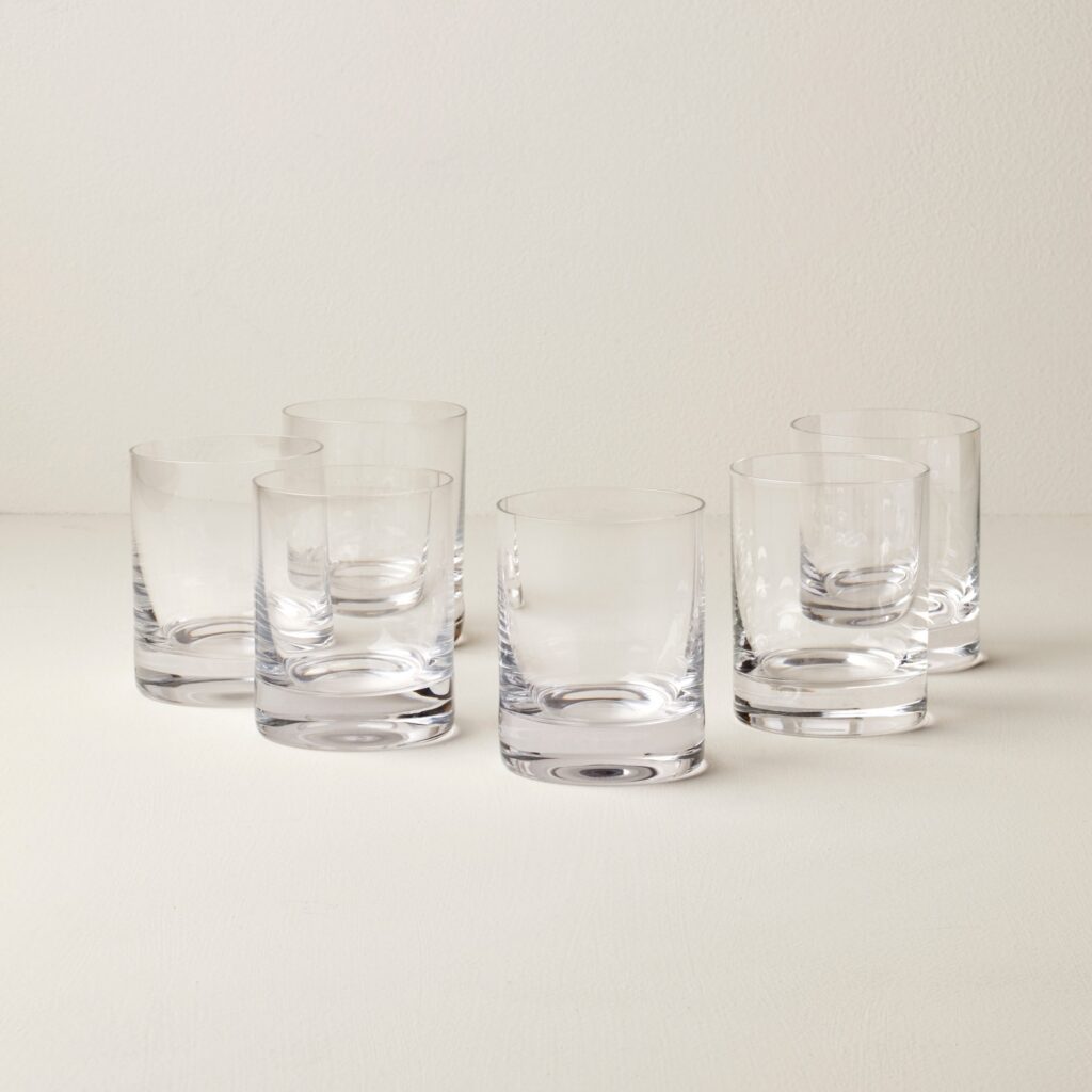 Cylinder Lowball Glasses Set of 6