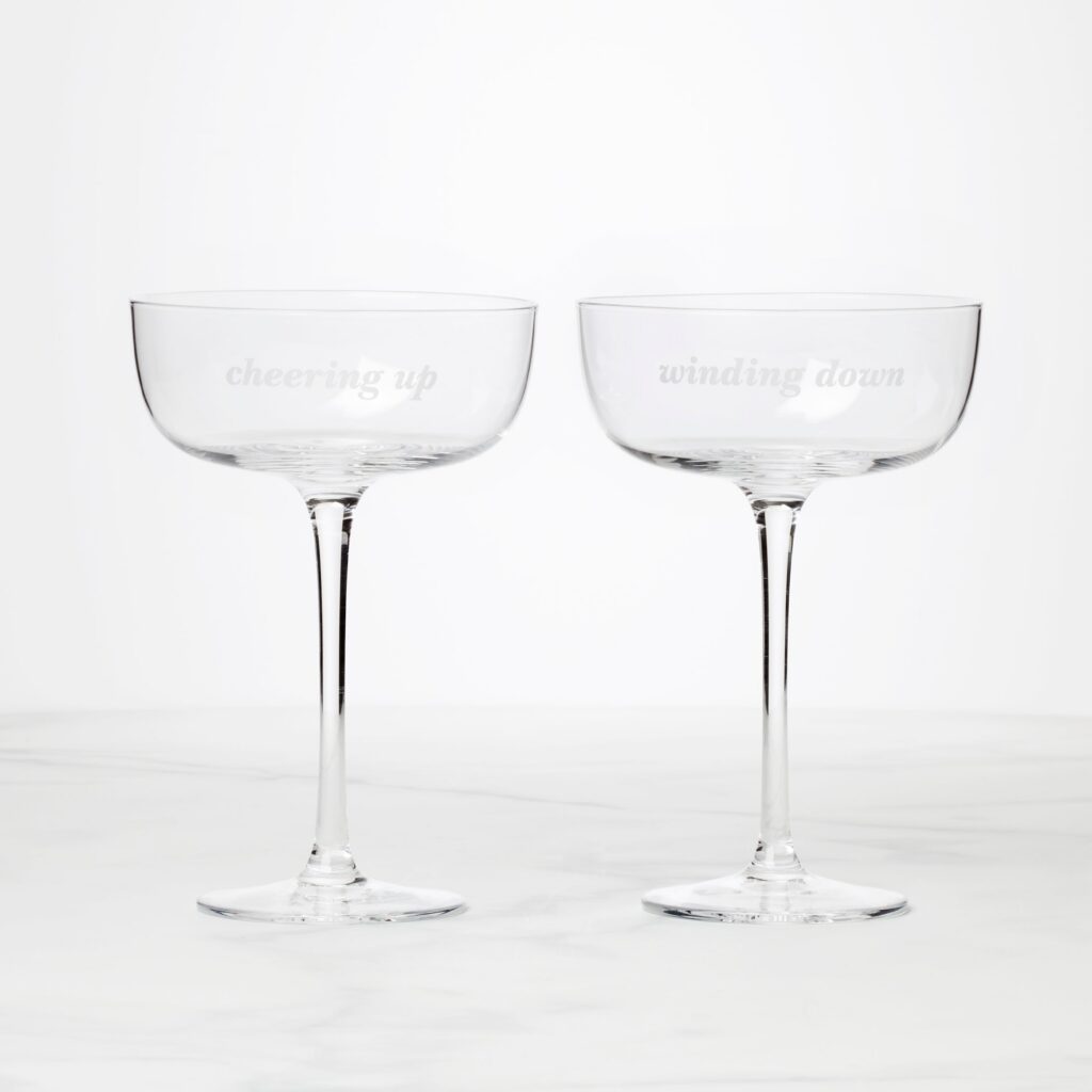 Classic Coupe Glasses Set of 2