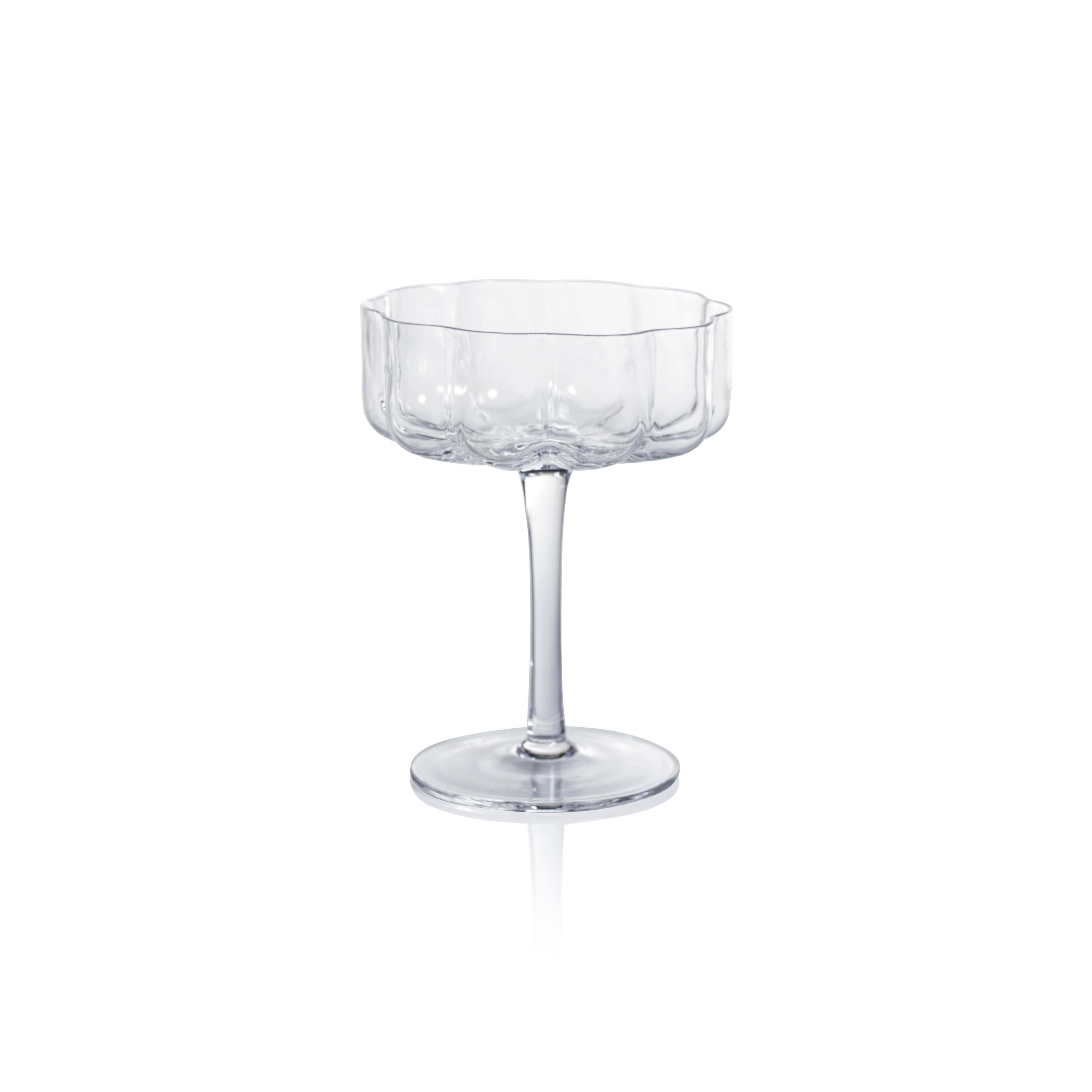Clear Coupe Glass Set of 4 - Image 2
