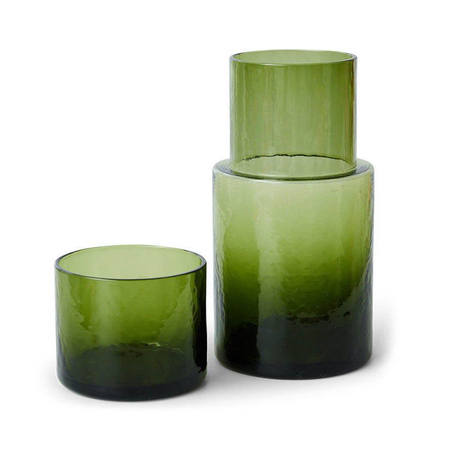 Olive Tube Drinking Glasses Set of 4 - Image 3